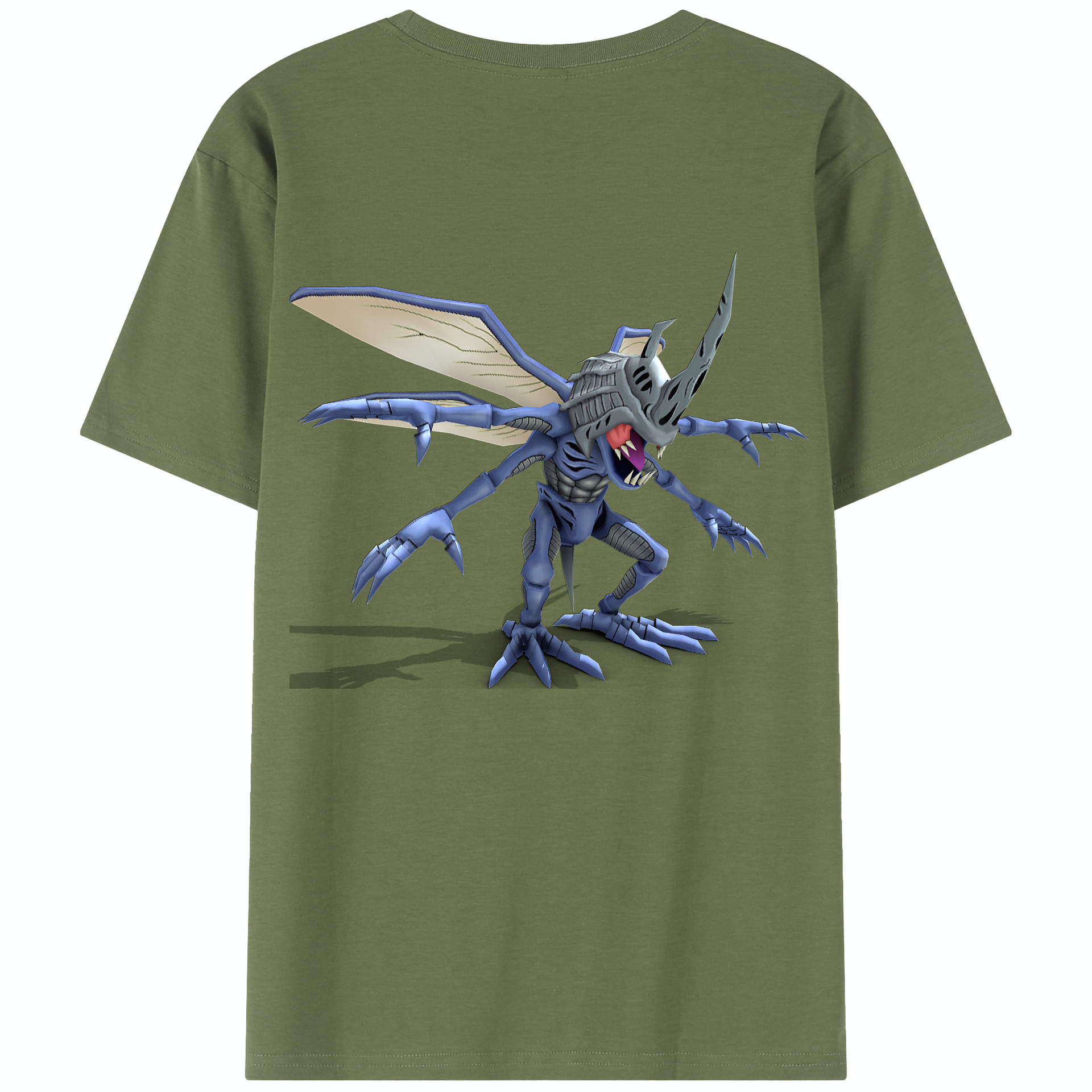 （画像用） Digimon デジタルモンスター/デジモン 綿100％半袖Tシャツ（背面プリント）